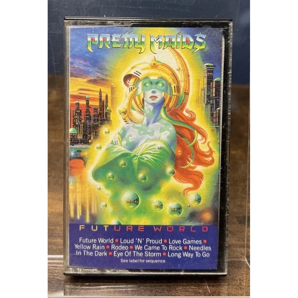 Vintage 1987 Cassette Tape Pretty Maids Future World Epic Records